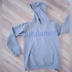 LULULEMON logo Sweatshirt Hoodie. Warm lined with fleece.  Buttery soft.